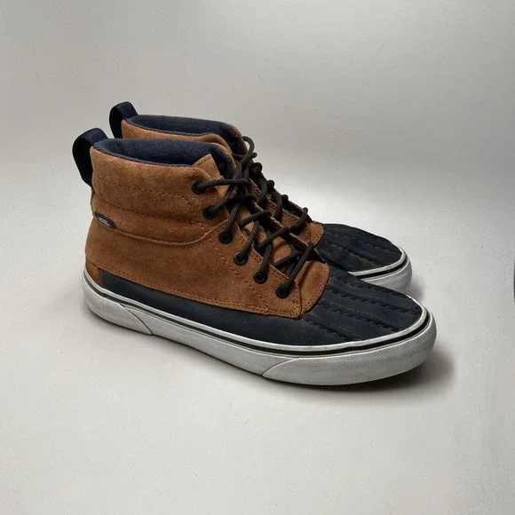 Vans SK8-HI DEL PATO MTE Ginger Navy Shoes 721454 Duck Scotchgard M 8 Women 9.5 - Picture 3 of 8